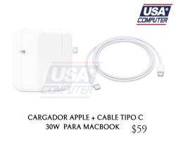 Cargador Para Apple Macbook Air Retina 13" m1 m2 m3 a2681 A2337 a1932 a2179 2019 AL 2024