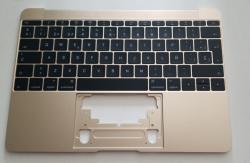 Teclado Topcase Mac Book Pro Retina 12 A1534 2015-2016-2017 gold 