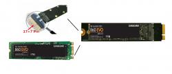 Disco Ssd Samsung 860 evo 500gb 1tb Macbook Air 11"  A1465 13" A1466 2012 CUENCA ECUADOR 