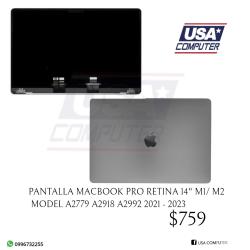 Pantalla Apple Macbook Pro Retina 14 A2779 a2918 a2992   m1 m2 2021-2023 Original